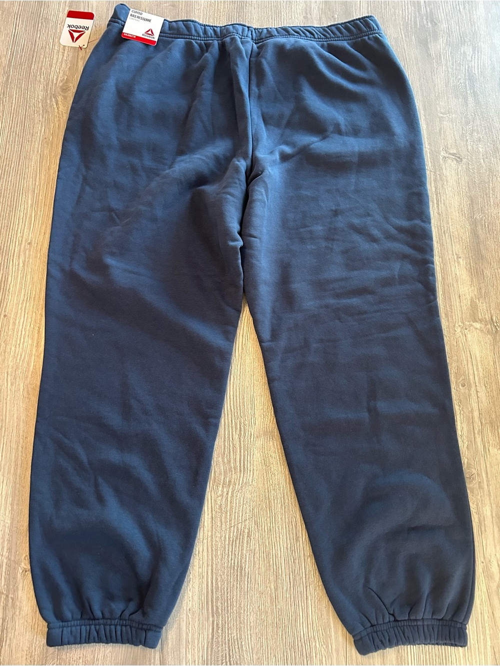 Reebok Men’s Fleece Jogger Sweatpants Denim Blue Size XXL Pockets NEW WITH TAGS. - Picture 2 of 11